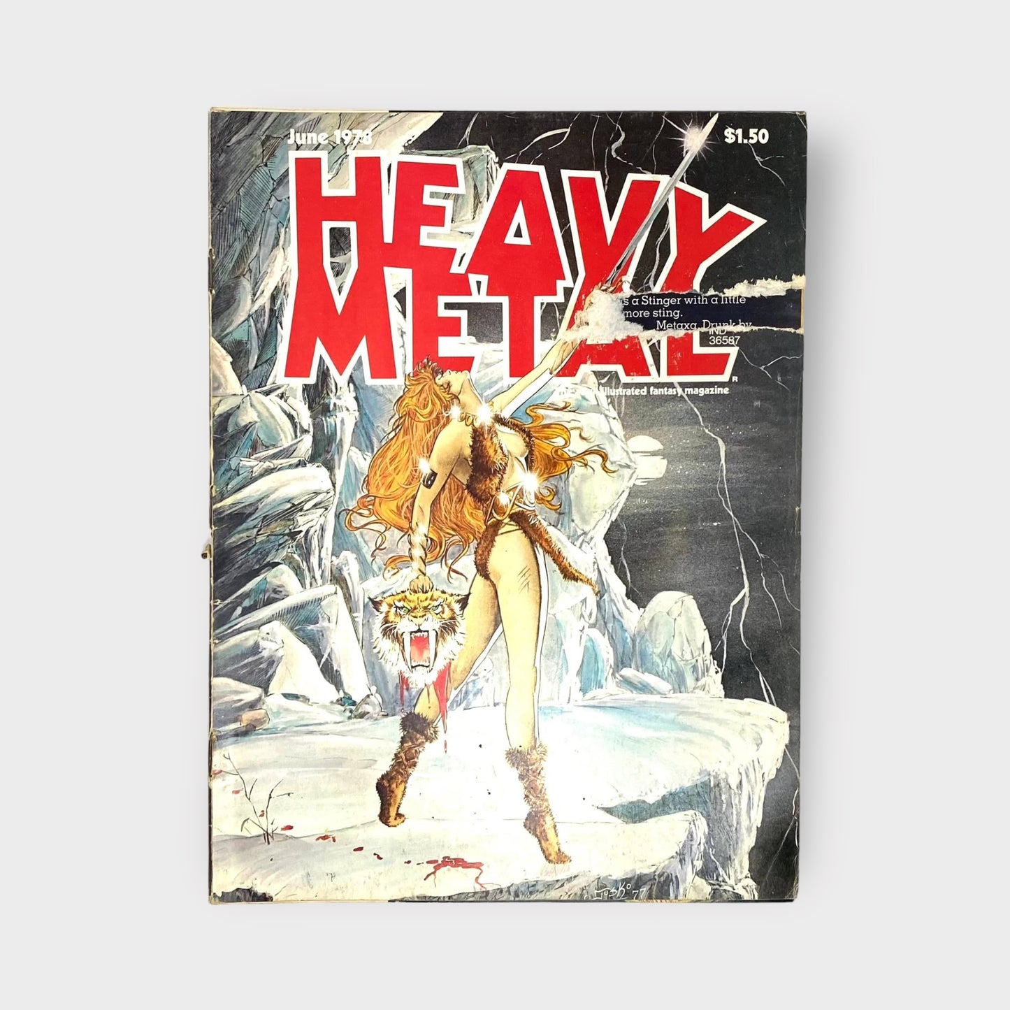 HEAVY METAL Adult Illustrated Fantasy Erotic Magazine | Vintage | GUC | June 1978