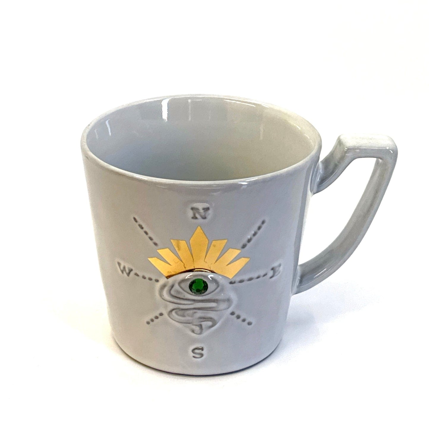 Starbucks | 2014 Anniversary ‘Sirens Eye’ Ceramic Coffee Mug | Color: Light Gray | Size: 12 fl oz