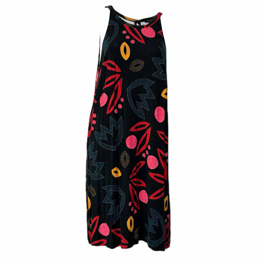 Ann Taylor Factory | Floral Summer Tank Dress | Color: Black/Multicolor | Size: 14 | GUC