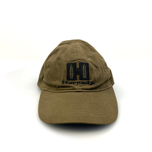 Hornady Manufacturing Mens Brown Dad Baseball Hat Logo Cap