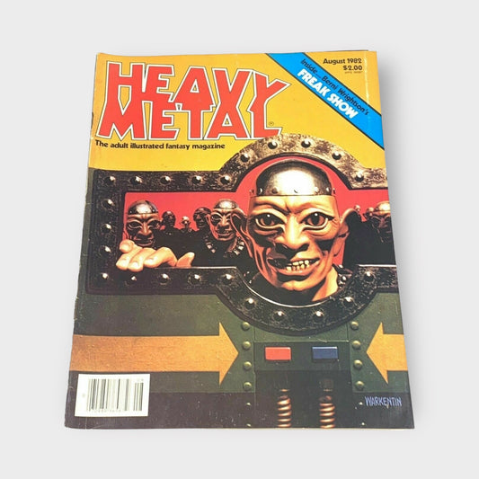 HEAVY METAL Adult Illustrated Fantasy Erotic Magazine | Vintage | GUC | August 1982