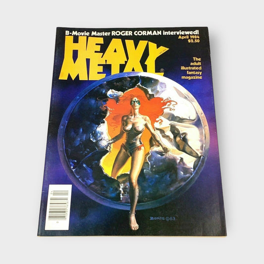 HEAVY METAL Adult Illustrated Fantasy Erotic Magazine | Vintage | GUC | April 1984