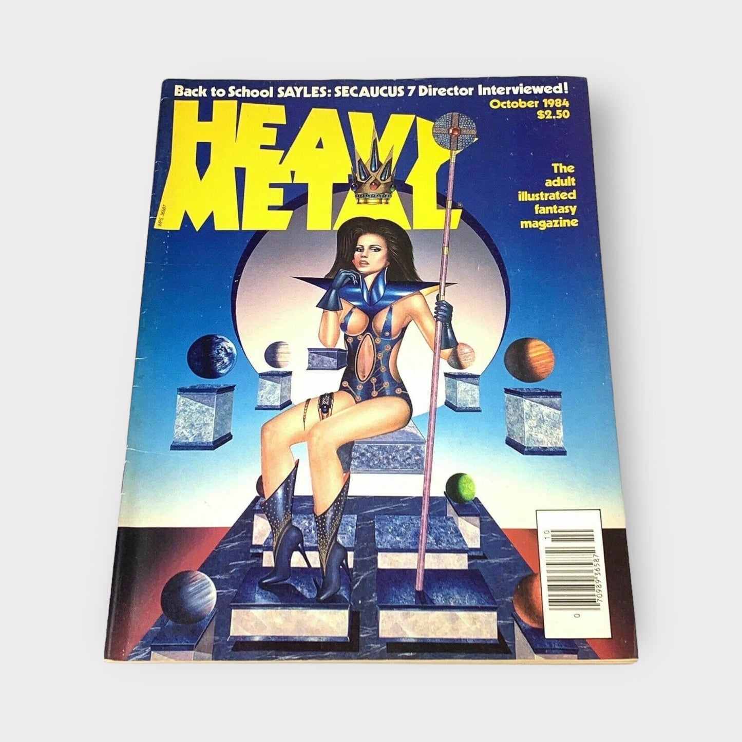 HEAVY METAL Adult Illustrated Fantasy Erotic Magazine | Vintage | GUC | October 1984