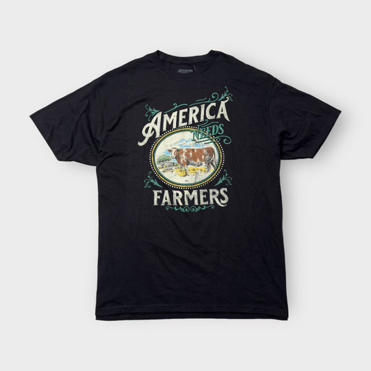 American Highway "America Needs Farmers" T-Shirt | 2XL | Soft Cotton | New