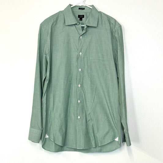 J.Crew | Mens Ludlow Button-Up Dress Shirt | Color: Pale Green | Size: L | Pre-Owned