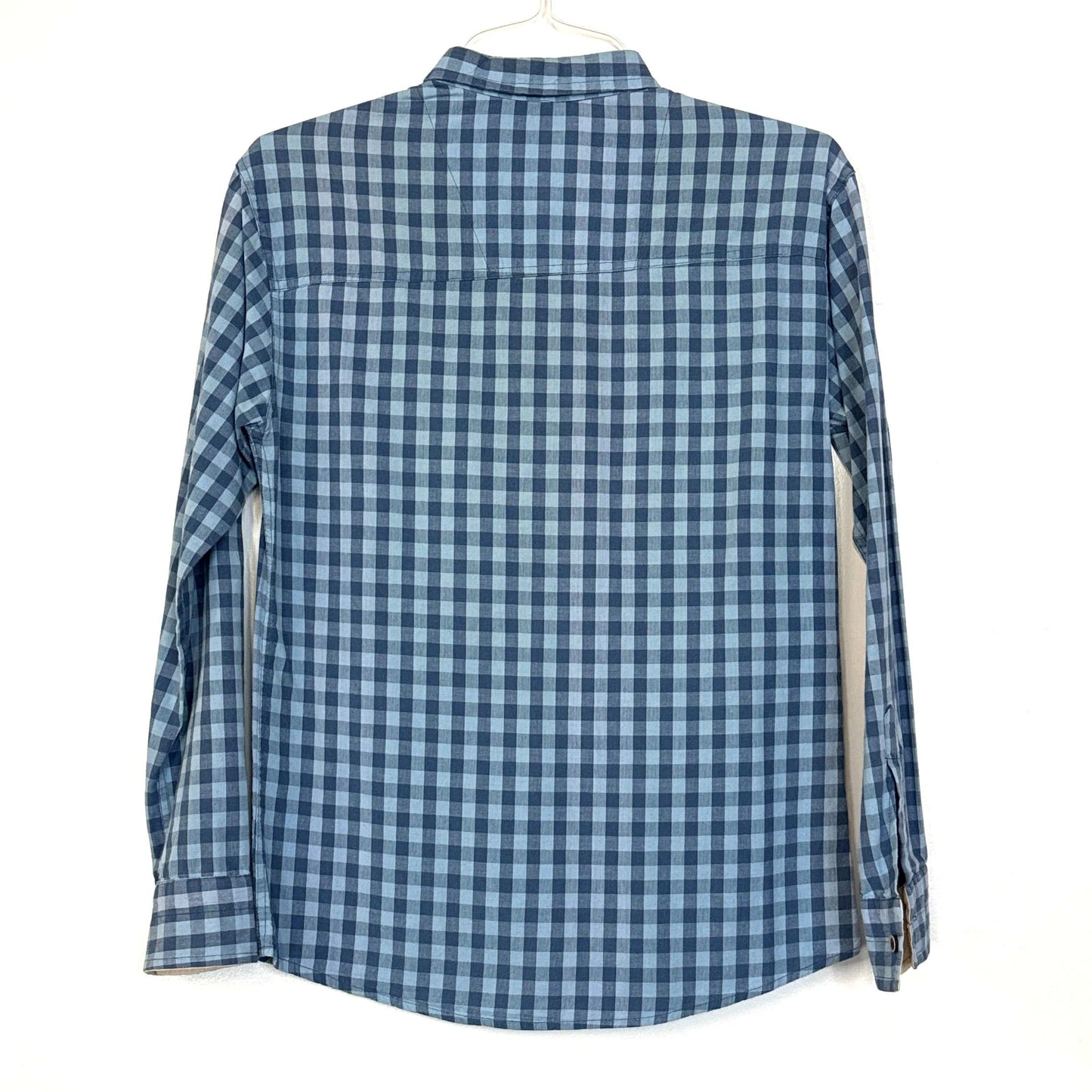 POLO Ralph Lauren Parfums Womens Size L Blue/Blue Check L/s Button-Up Shirt Pre-Owned