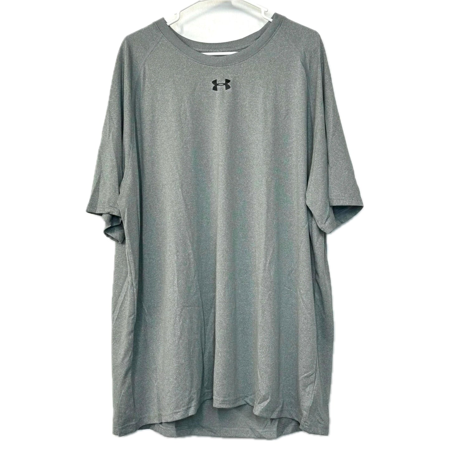 Under Armour Heatgear | Mens Loose Fit Poly Top S/s T | Color: Heather Gray | Size: 2XL | NWT