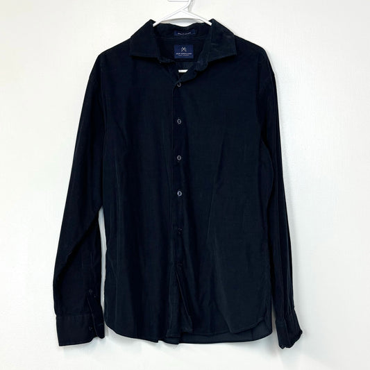 New England Shirt Company | Mens Corduroy Button-Up Shirt | Color: Blue | Size: M* | Pre-Owned