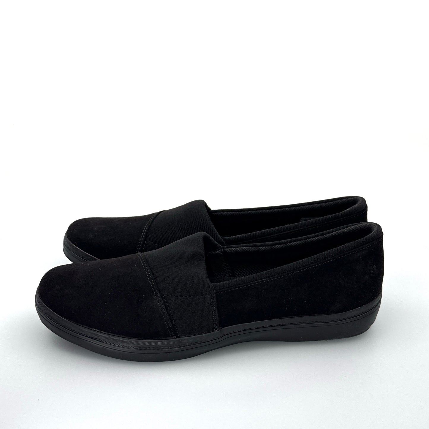 Grasshoppers | Womens Siesta Microsuede Flat | Color: Black | Size: 9.5M | NEW
