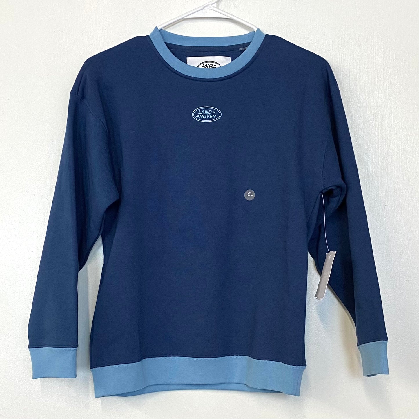 PACSUN ‘Land Rover’ Kids Size XL Blue/Blue Crewneck Sweatshirt L/s NWT