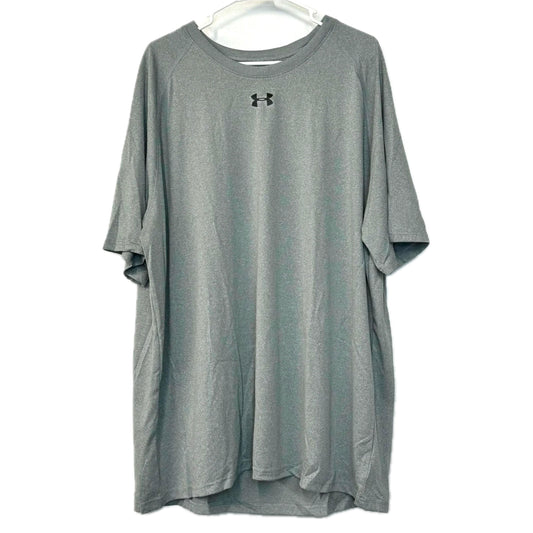 Under Armour Heatgear | Mens Loose Fit Poly Top S/s T | Color: Heather Gray | Size: 3XL | NWT