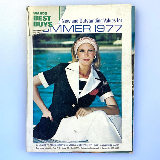 Vintage Montgomery Ward ‘Summer 1977’ Shopping Catalog, RARE
