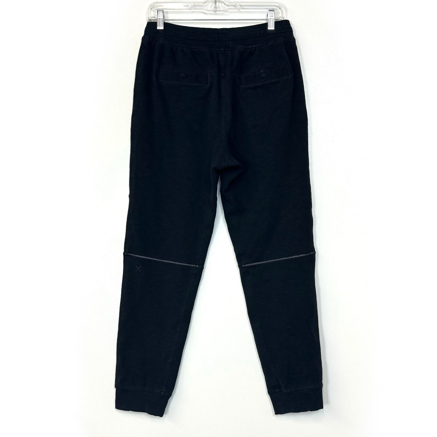 Lululemon | Mens Elastic Cuff Reflective Strip Sweatpants | Color: Black | Size: M | Pre-Owned
