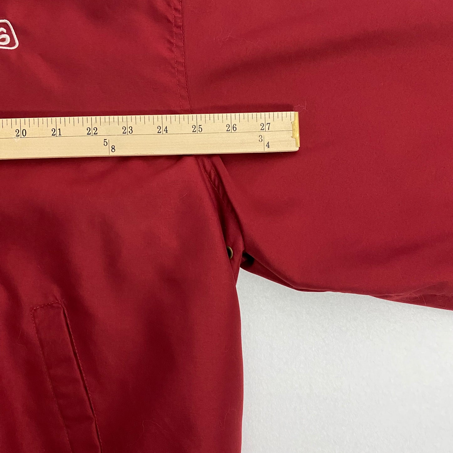 Pioneer Seed Mens Coaches Windbreaker Jacket  | 2XL-T | Brick Red | GUC