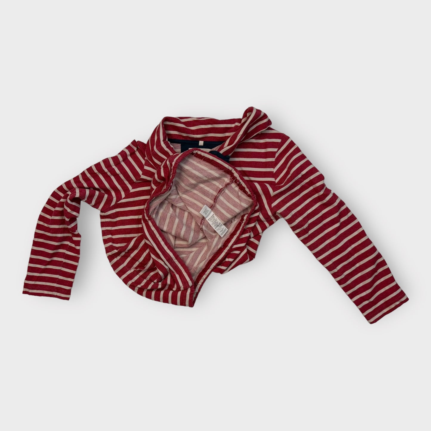 Seasalt Low Seas Sweatshirt | M | Red/White Striped | Pre-Owned VGC