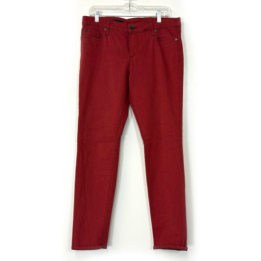 KUT From The Cloth Denim Skinny Jeans ‘Diana’ - Pre-Owned Red Size 12 for Women