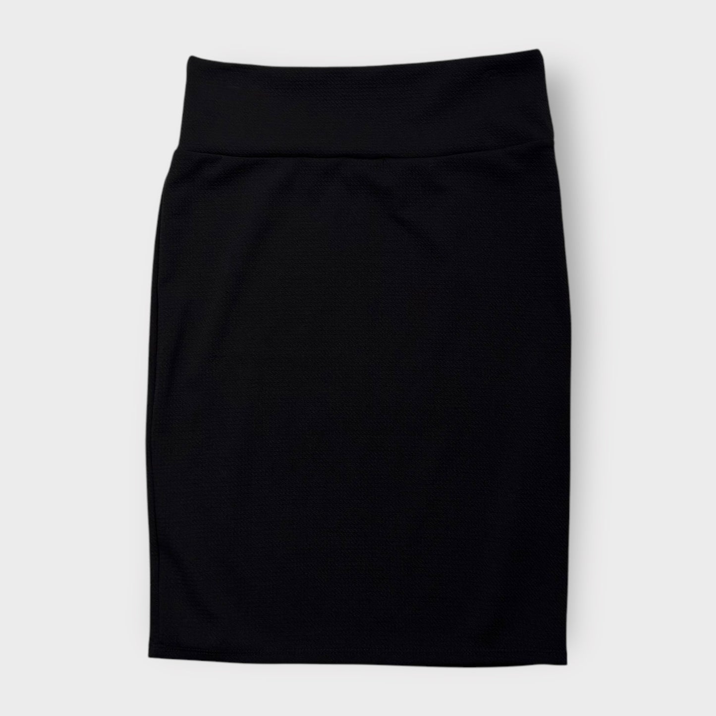 LuLaRoe Cassie Pencil Skirt - Solid Black - Size L (12-14) - NWT