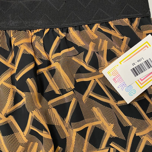 LuLaRoe | Womens Lined Geometric Lola Skirt | Color: Yellow/Black | Size: M | NWT