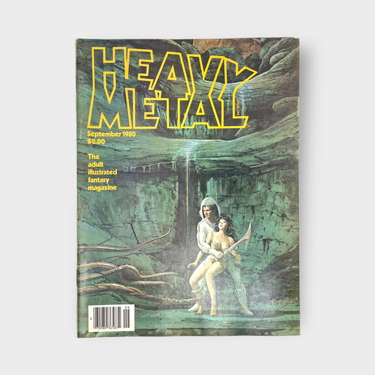 HEAVY METAL Adult Illustrated Fantasy Erotic Magazine | Vintage | GUC | September 1980