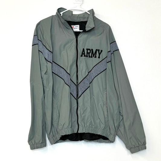 JWOD Skilcraft | ARMY Reflective PT Jacket | Color: Gray | Size: L | GUC