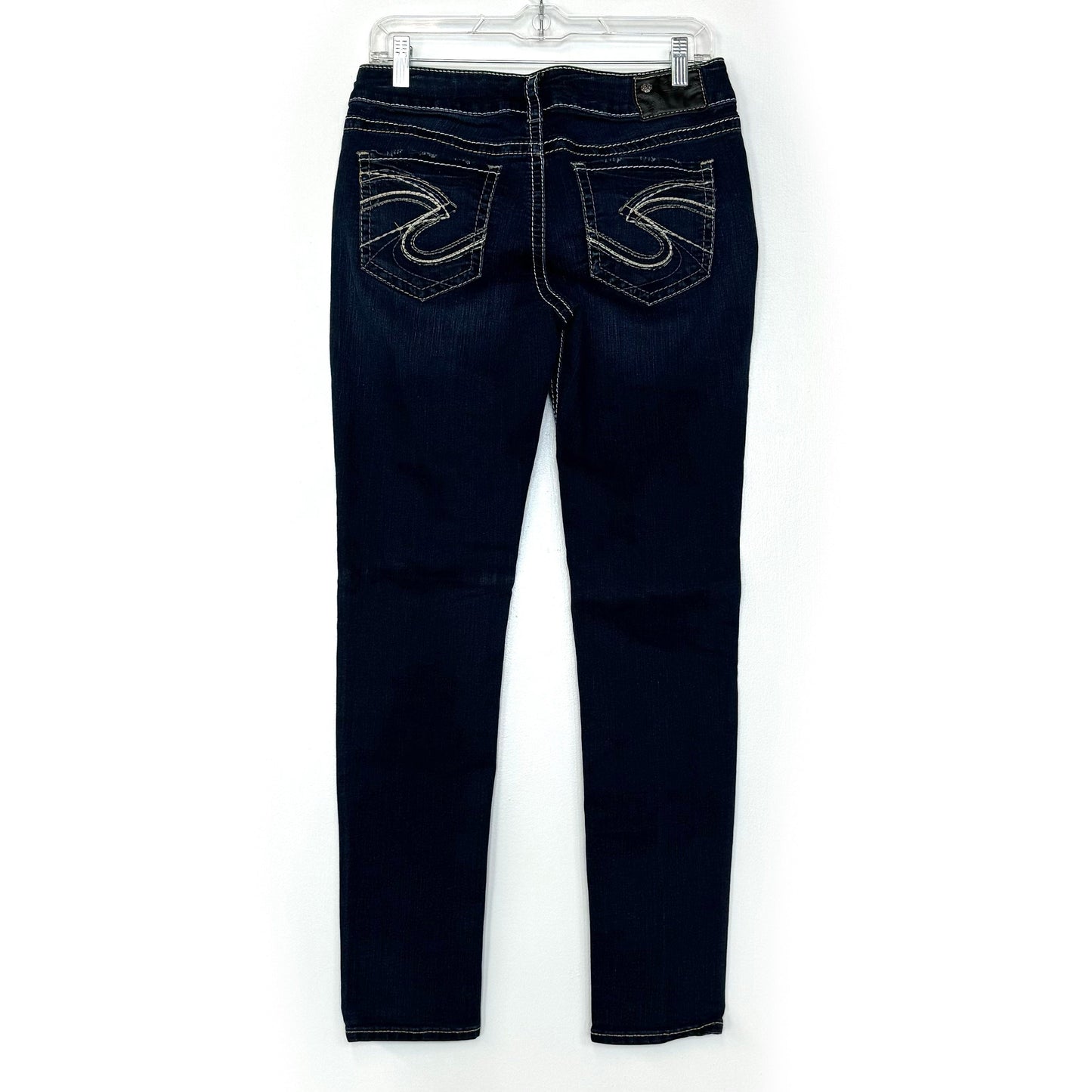 Silver Jeans | Suki Mid Skinny Super Stretch Jeans | Color: Blue | Size: 29/31