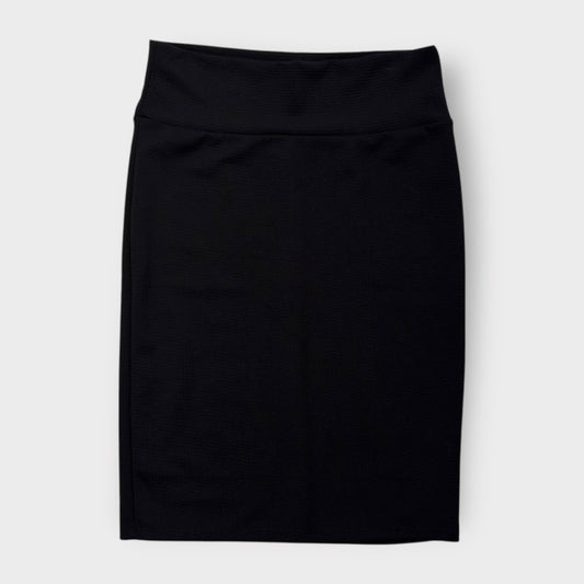 LuLaRoe Cassie Pencil Skirt - Solid Black - Size L (12-14) - NWT