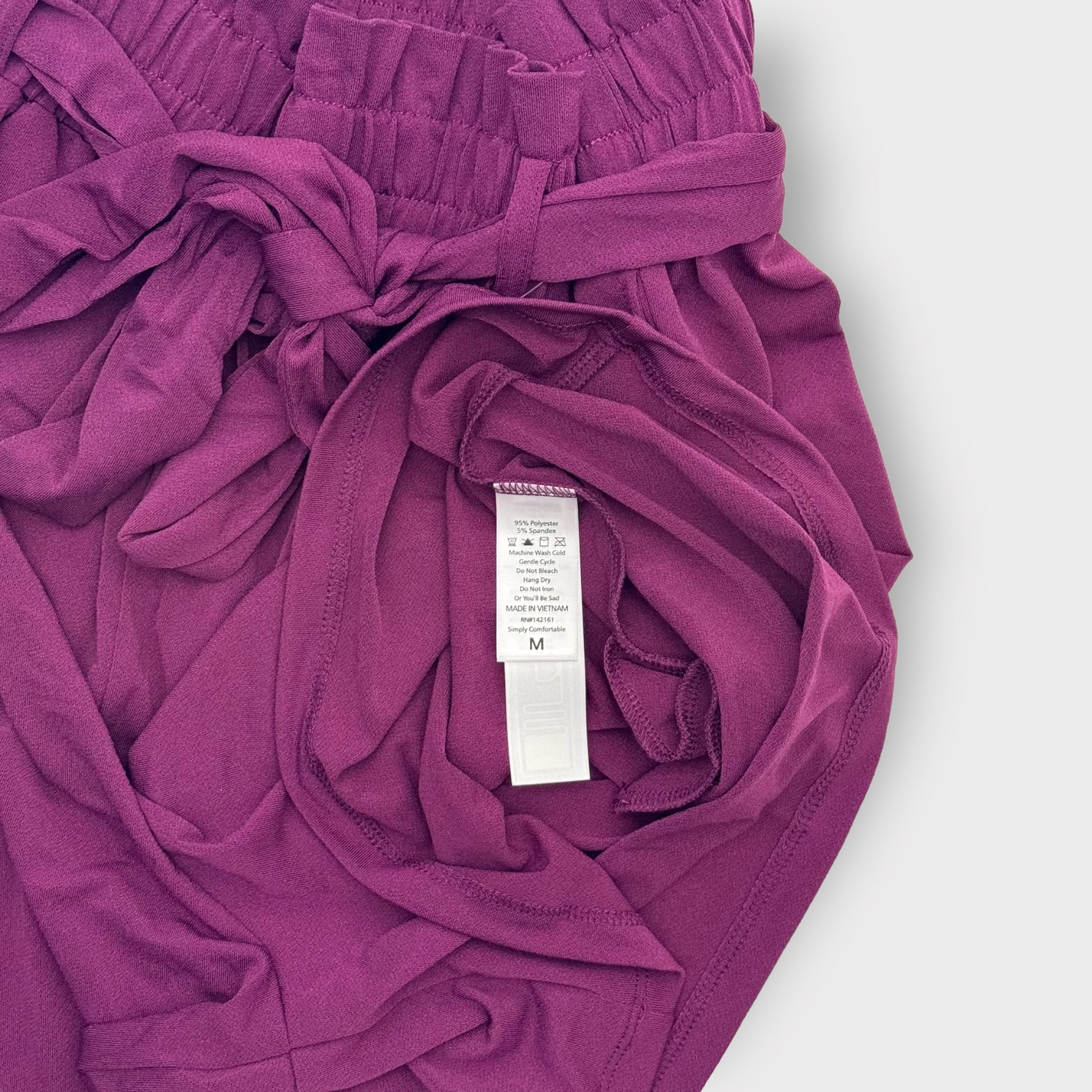 lululemon paper bag shorts LuLaRoe Ella Paper Bag Shorts M (10-12) Jam Purple NWT
