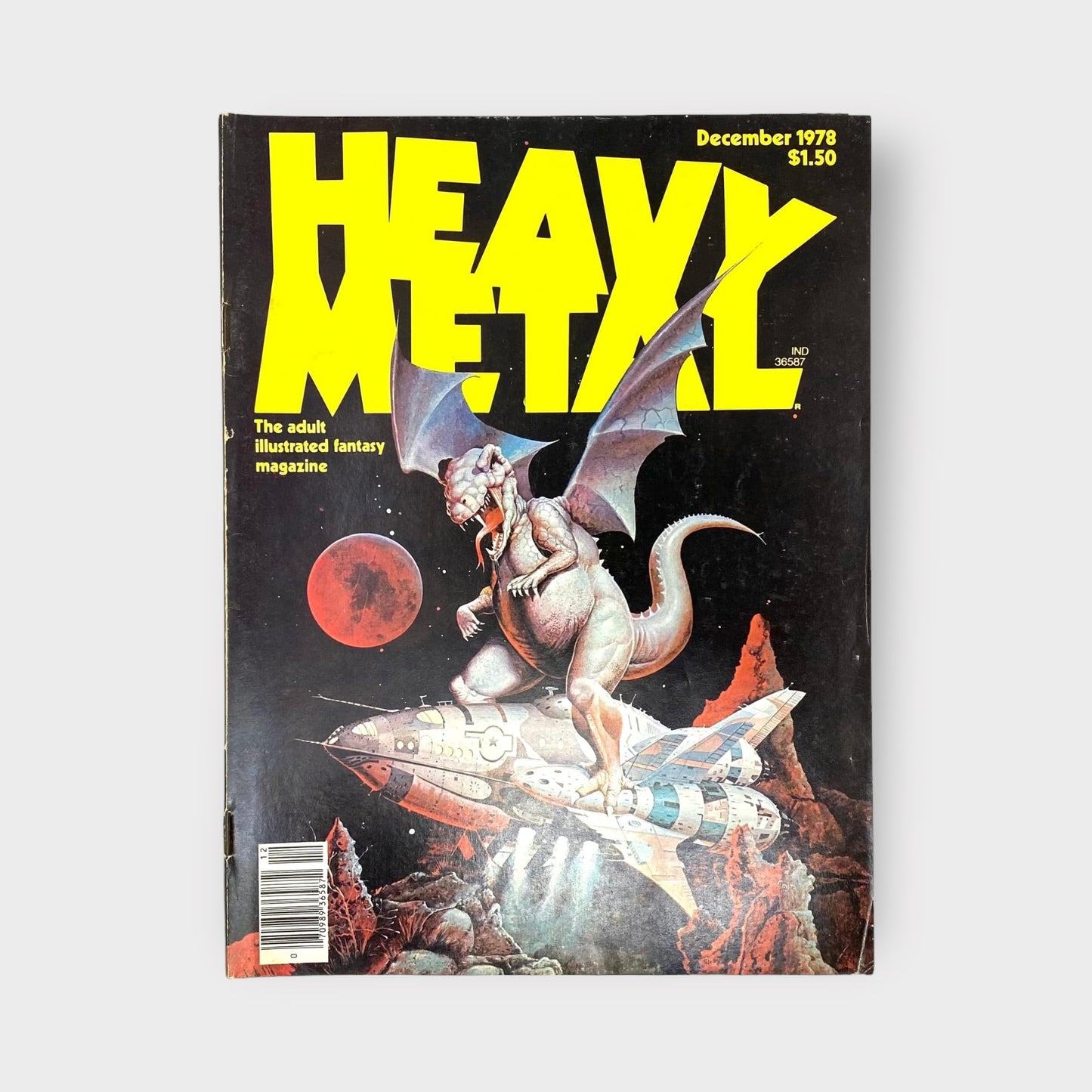 HEAVY METAL Adult Illustrated Fantasy Erotic Magazine | Vintage | GUC | December 1978