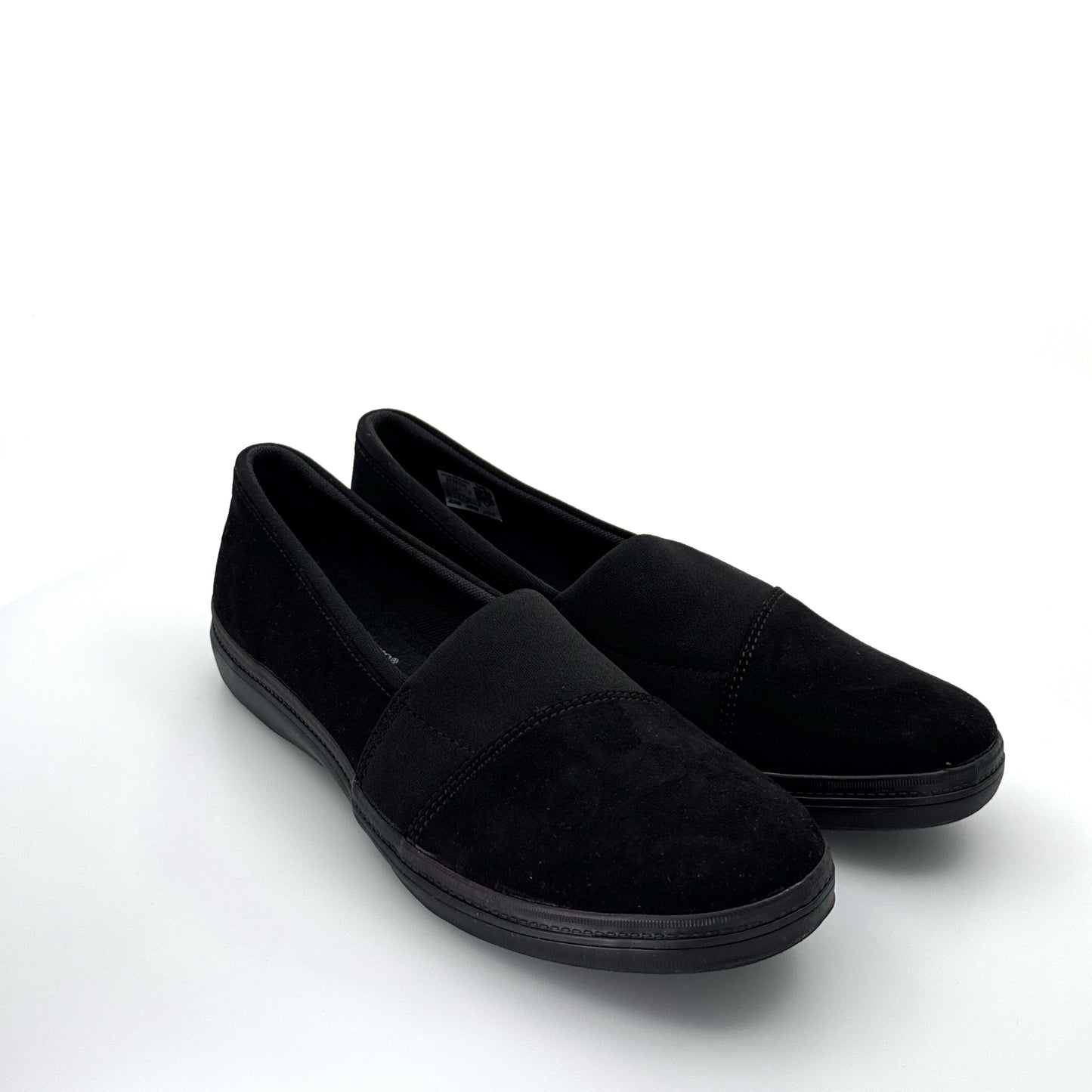 Grasshoppers | Womens Siesta Microsuede Flat | Color: Black | Size: 9.5M | NEW