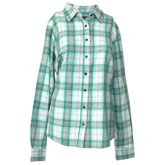 Noble Outfitters | Womens Flannel L/s Shirt | Color: Shaded Spruce Green | NWT