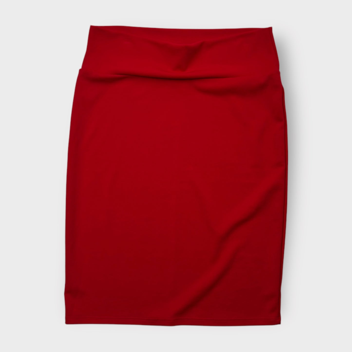 LuLaRoe Cassie Pencil Skirt - Solid Candy Red - Size XL (16-18) - NWT