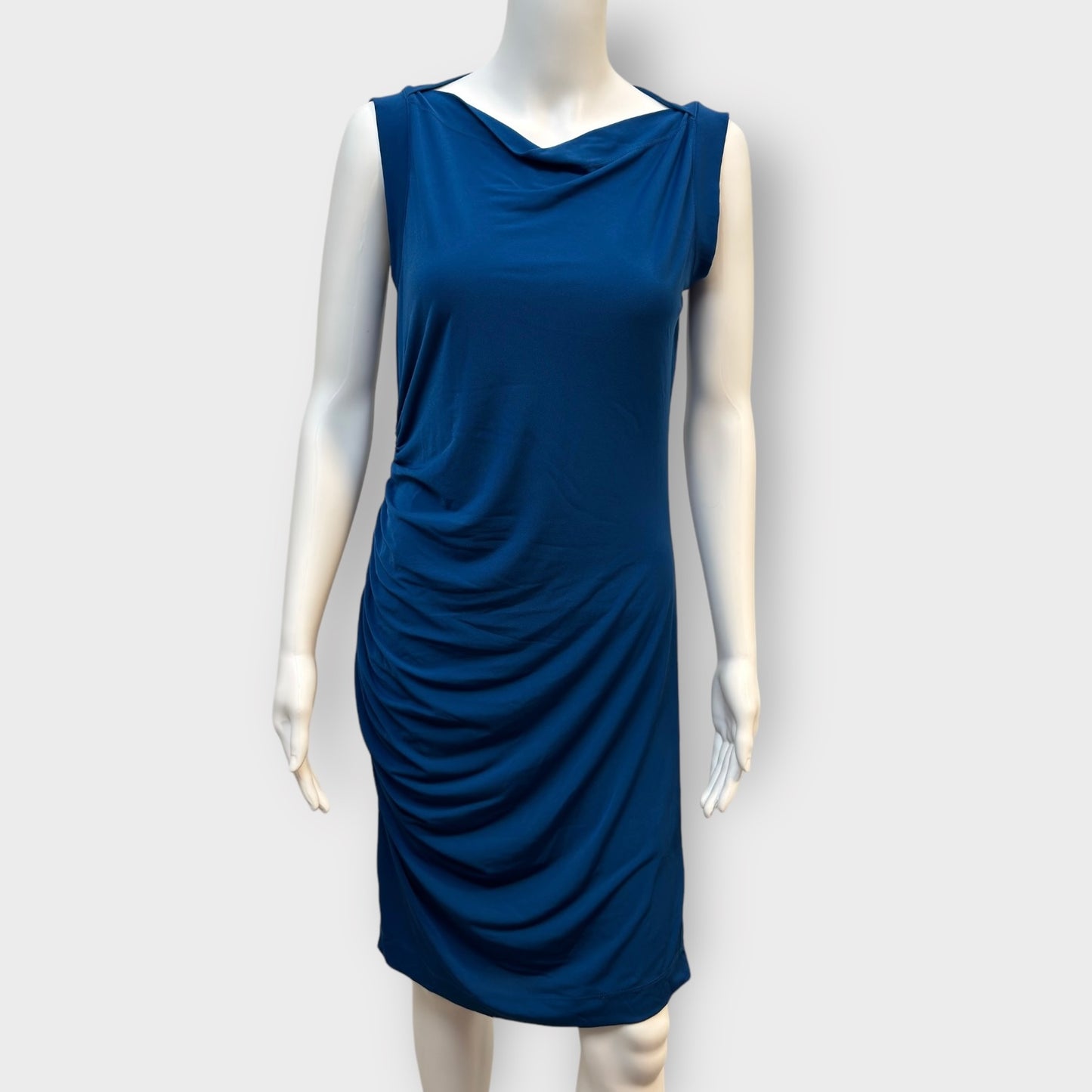 Maggy Boutique Women's Bodycon Cocktail Dress - Coastal Blue - Size 10