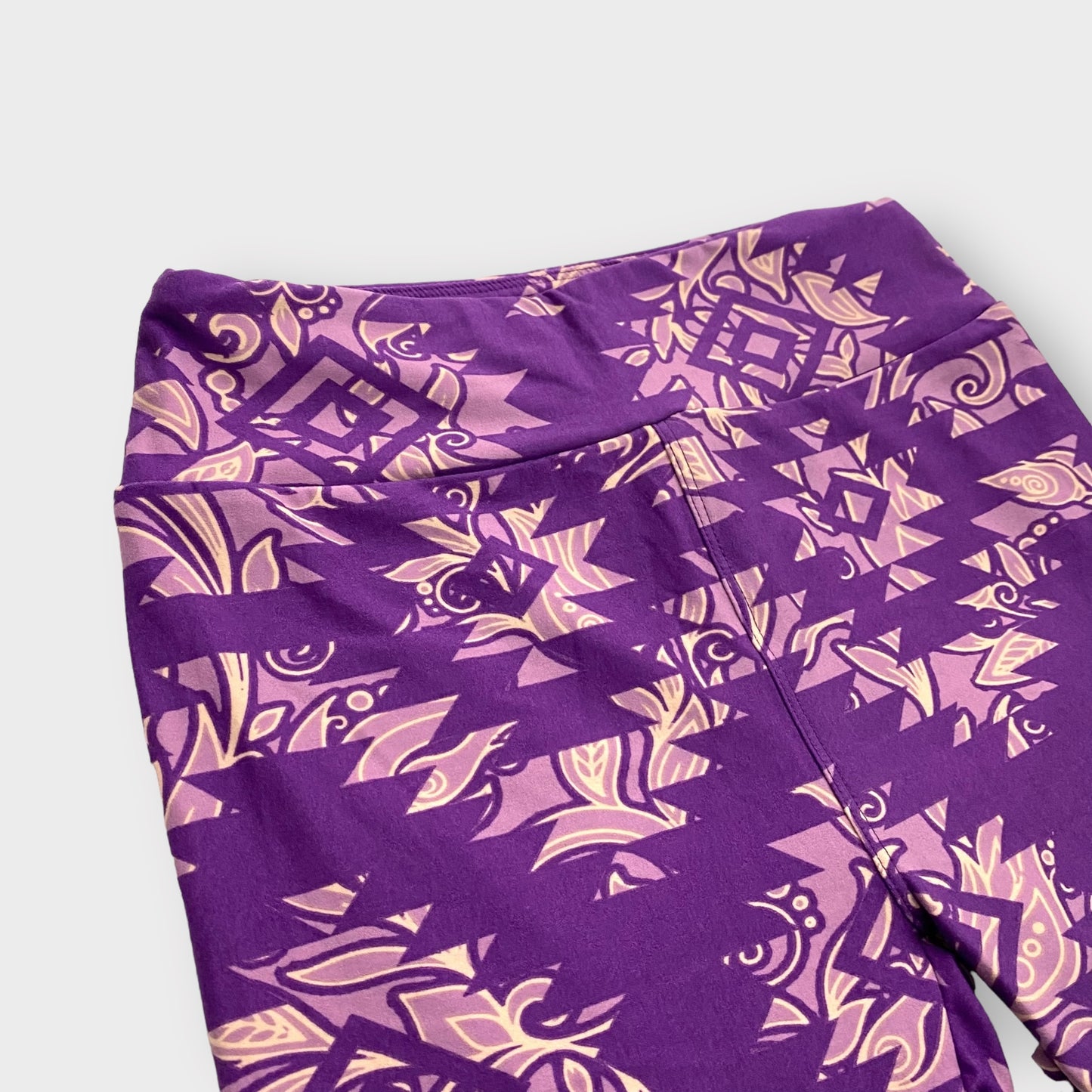 LuLaRoe Leggings | OS (2-10) | Purple Southwestern Print | Buttery Soft | New