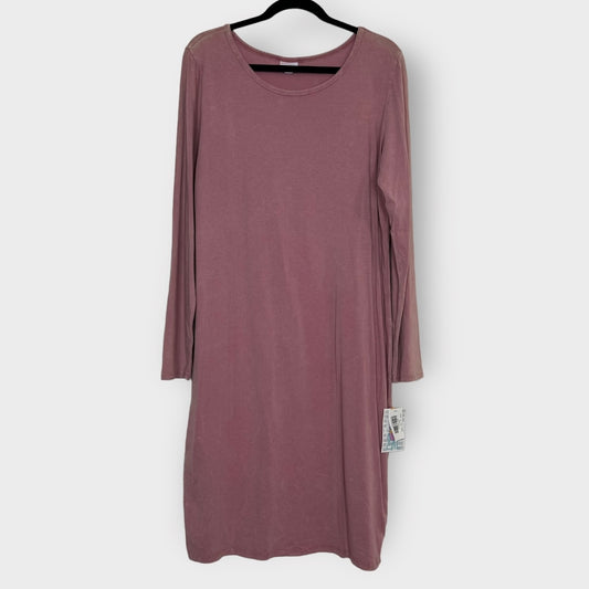 LuLaRoe Vault | Debbie L/s Sheath Dress | 2XL (22-24) | Rouge | NWT