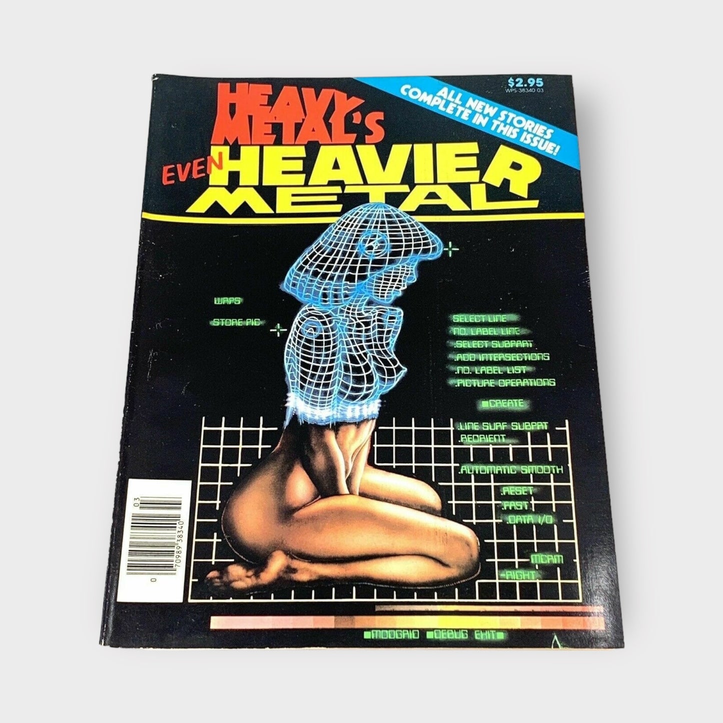 HEAVY METAL Adult Illustrated Fantasy Erotic Magazine | Vintage | GUC | 1983 Even Heavier