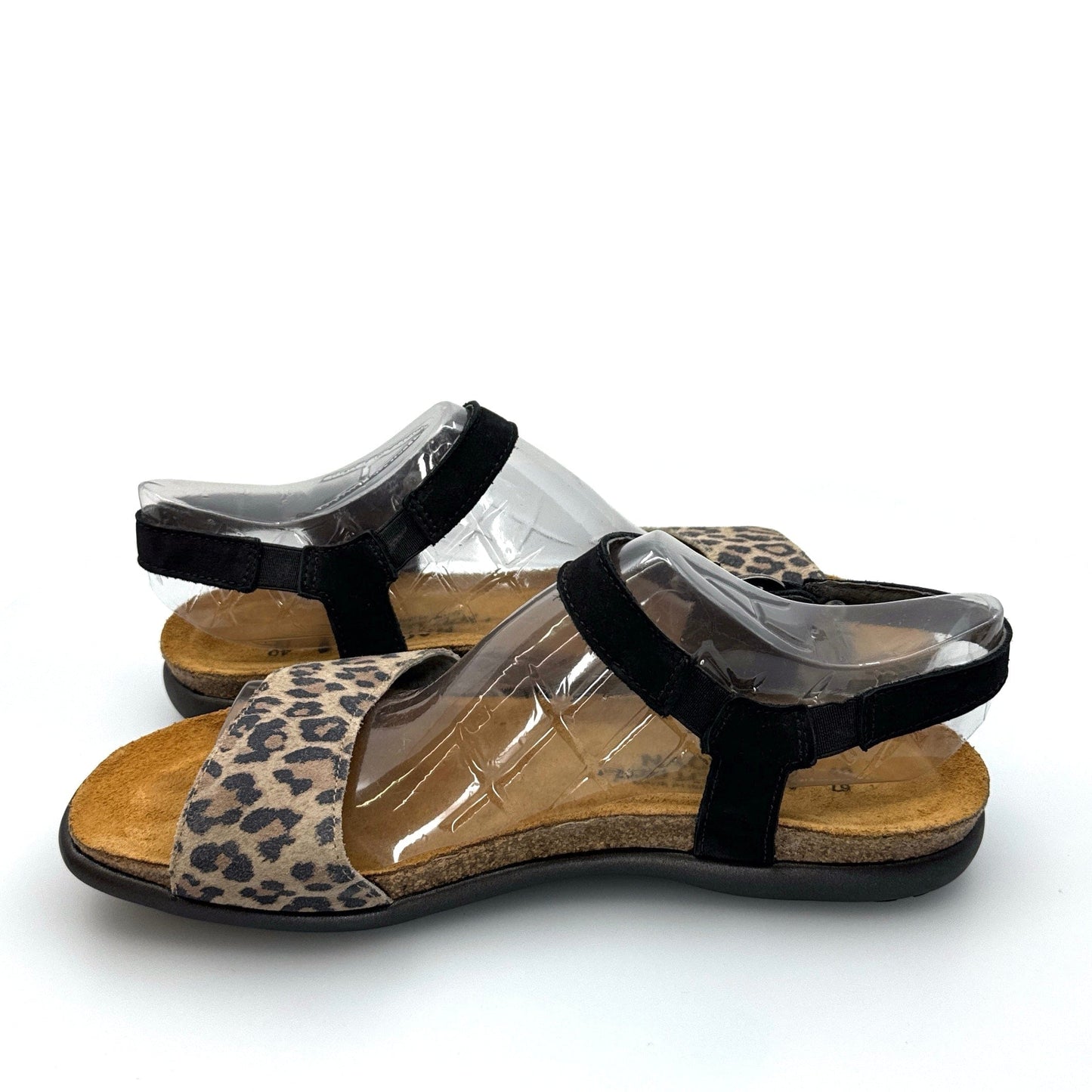 Naot | Womens Sabrina Sandals | Size: 40 | Color: Cheetah Suede/Black Velvet | EUC