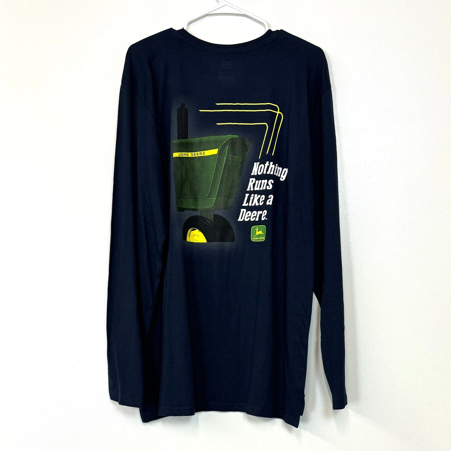 John Deere | Mens L/s Graphic T-Shirt | Color: Navy Blue | Size: XL | NWT