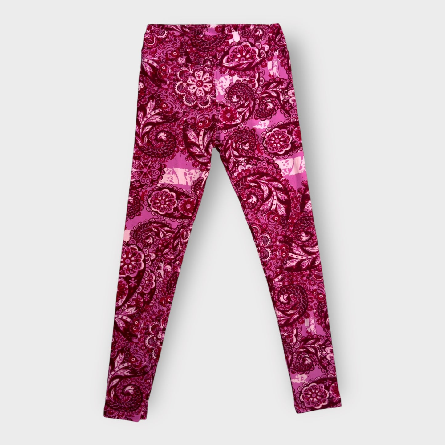 LuLaRoe Leggings | OS (2-10) | Pink Paisley Print | Soft Stretch | New