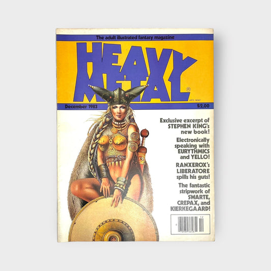 HEAVY METAL Adult Illustrated Fantasy Erotic Magazine | Vintage | GUC | December 1983