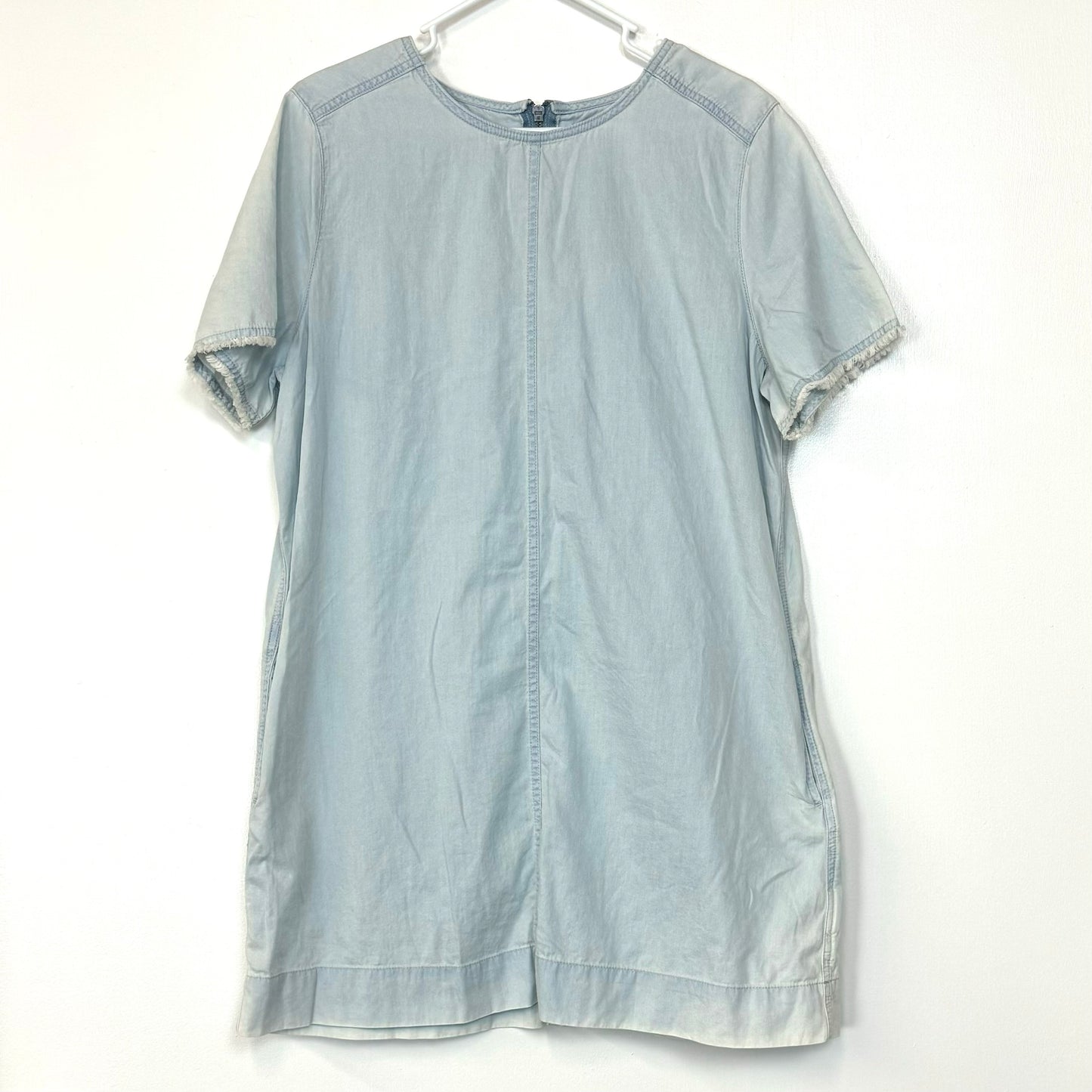 Calvin Klein Jeans | Womens Light Wash Denim Mini-Dress | Color: Blue | Size: XL | Pre-Owned