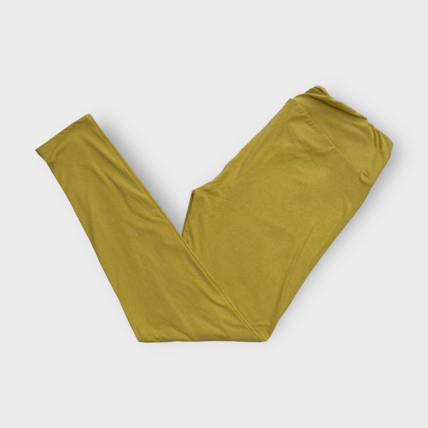 LuLaRoe Leggings | TC (12-18) | Mustard Yellow Solid Color | New