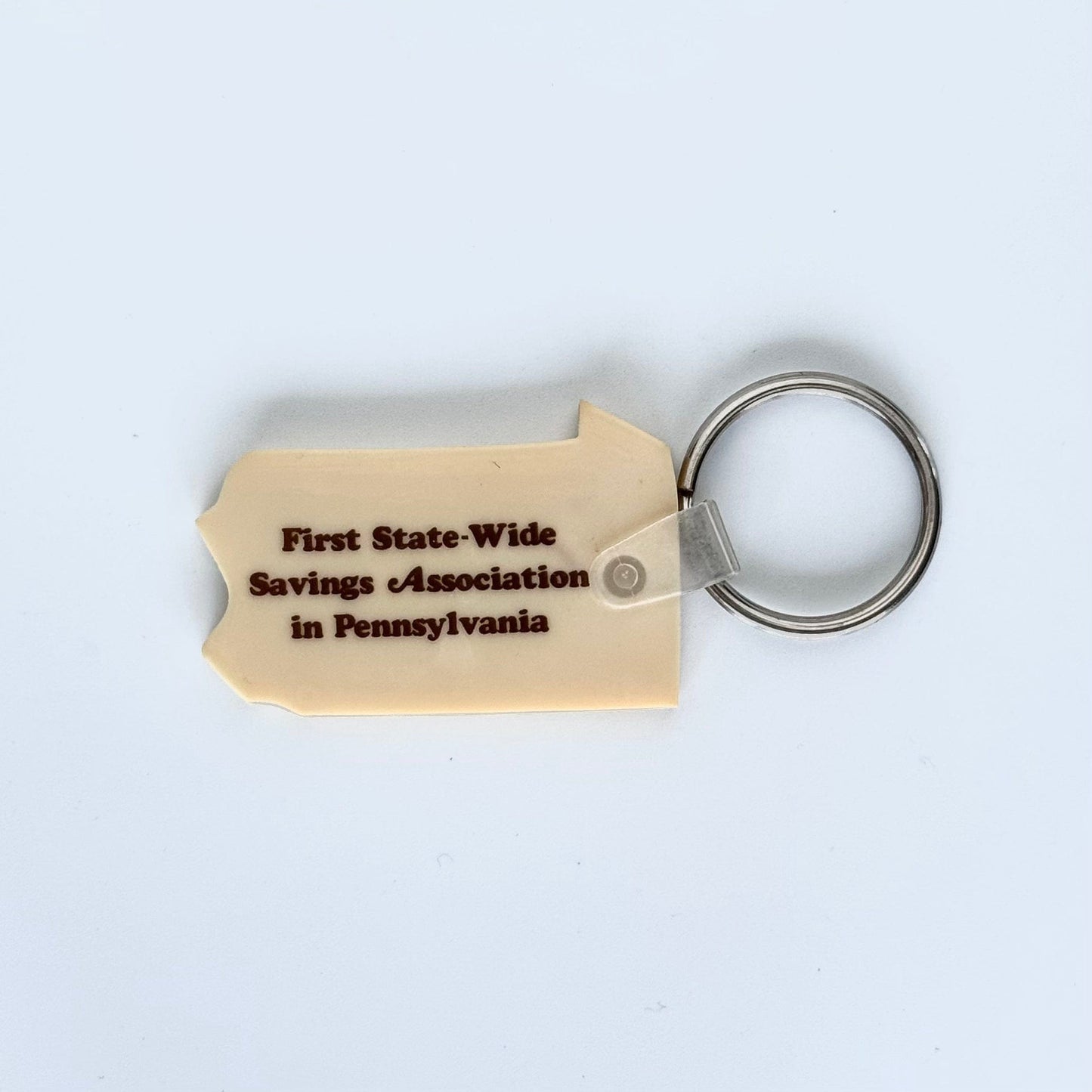 Vintage ‘Atlantic Financial Federal, PA’ Keychain Key Ring Rubber