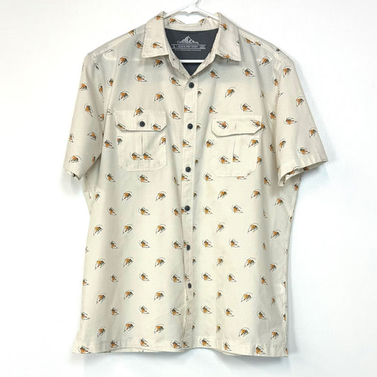 Croft & Barrow | Mens S/s Fishing Shirt | Color: Cream | Size: L | Pre-Owned