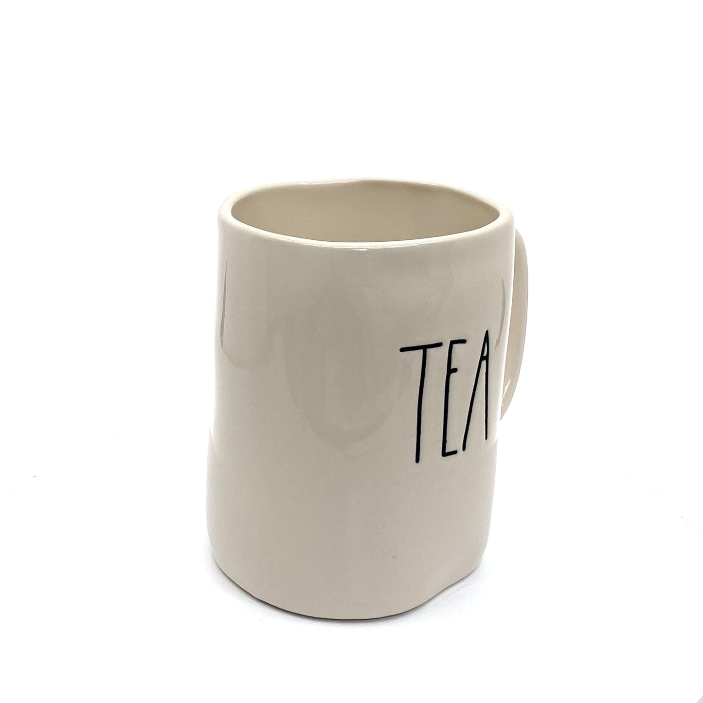 Rae Dunn Artisan Collection ‘TEA’ Large Letter White Coffee Cup Mug By Magenta