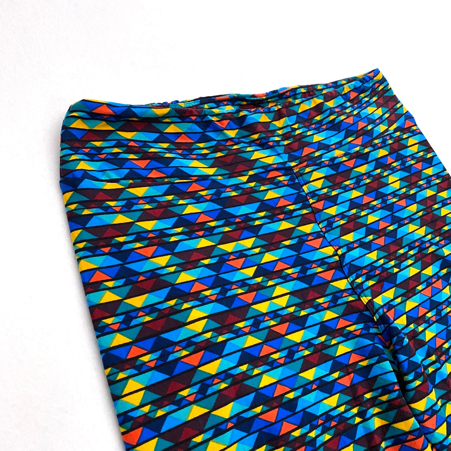 LuLaRoe Print Leggings | TC (12-18) | Multicolor Vibrant Geometric | New