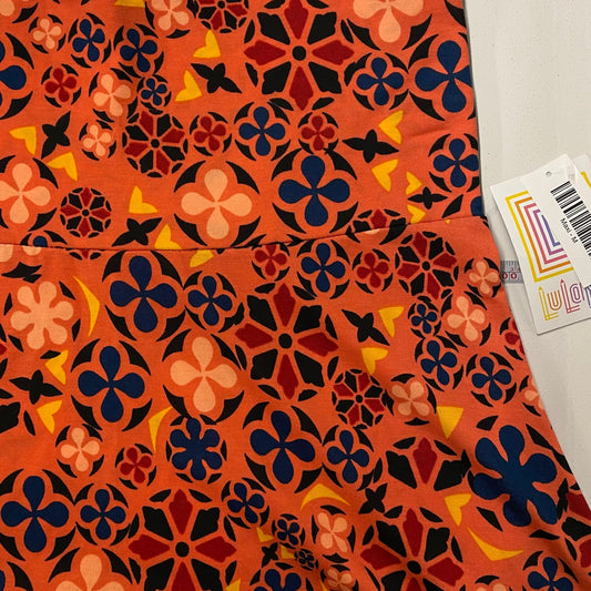 LuLaRoe | Womens Floral Medallion Maxi Skirt | Color: Orange | Size: M | NWT