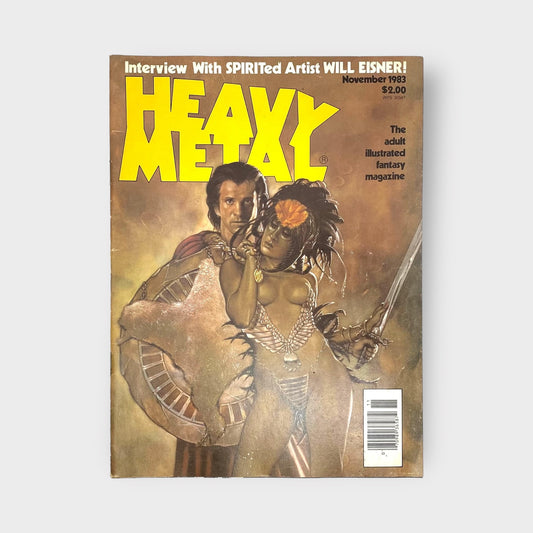 HEAVY METAL Adult Illustrated Fantasy Erotic Magazine | Vintage | GUC | November 1983