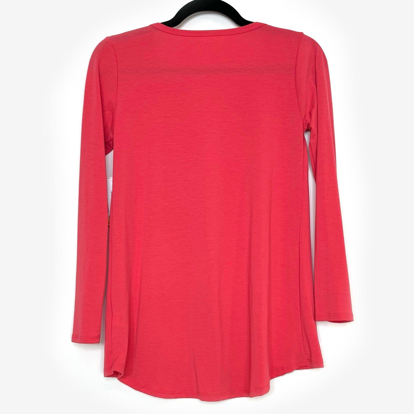 LuLaRoe Vault | Lynnae High-Low L/s Top | Size: XXS (00-0) | Candy Red | Solid | NWT