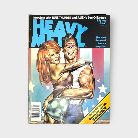 HEAVY METAL Adult Illustrated Fantasy Erotic Magazine | Vintage | GUC | July 1983