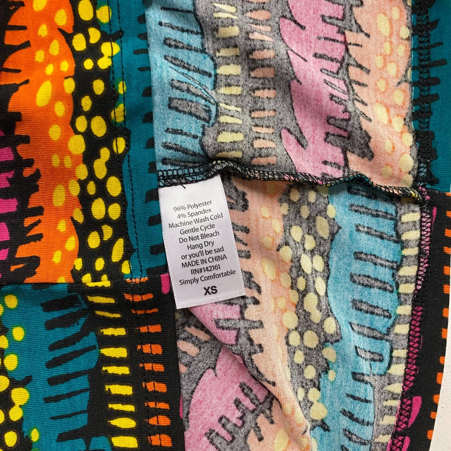 LuLaRoe Julia Bodycon Dress | XS (2-4) | Multicolor | Abstract | NWT